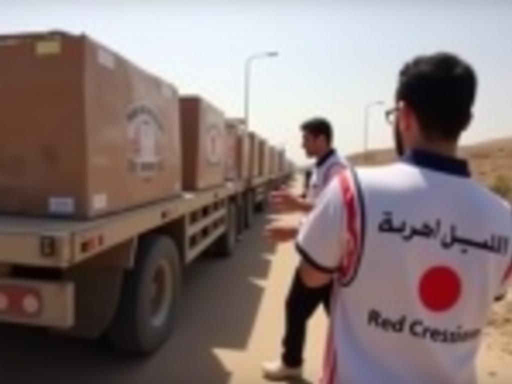 Red Crescent Highlights Ongoing Delays in Gaza Aid Delivery
